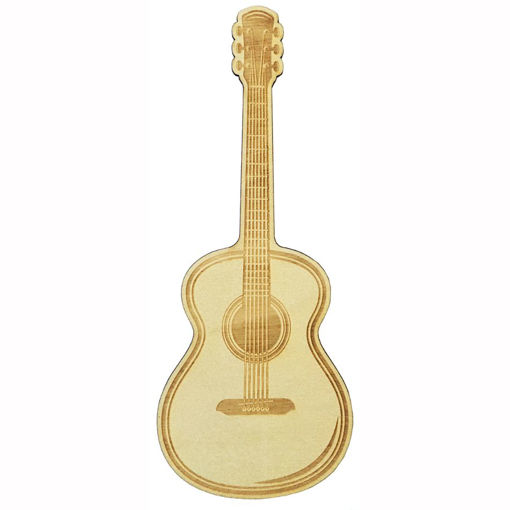 Picture of ACOUSTIC GUITAR WOODEN BOOKMARK